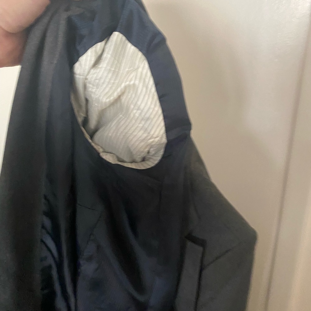 Zara Basic Dark Grey Blazer Size Medium - image 5